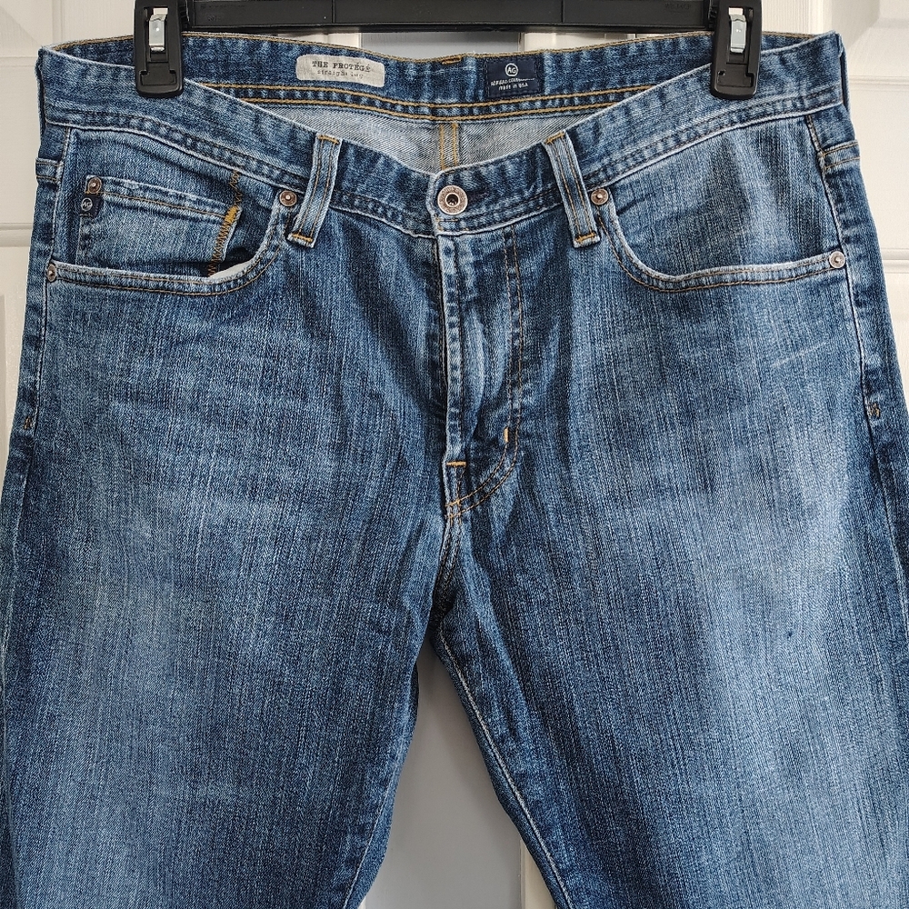 AG Protégé Classic Straight Leg Jeans 34/34 - Picture 3 of 13